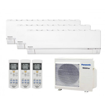 Panasonic 3 x CS-E07RKDW / U-3E18JBE