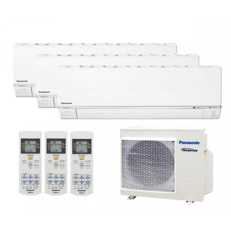 Panasonic 3 x CS-E07RKDW / U-3E18JBE